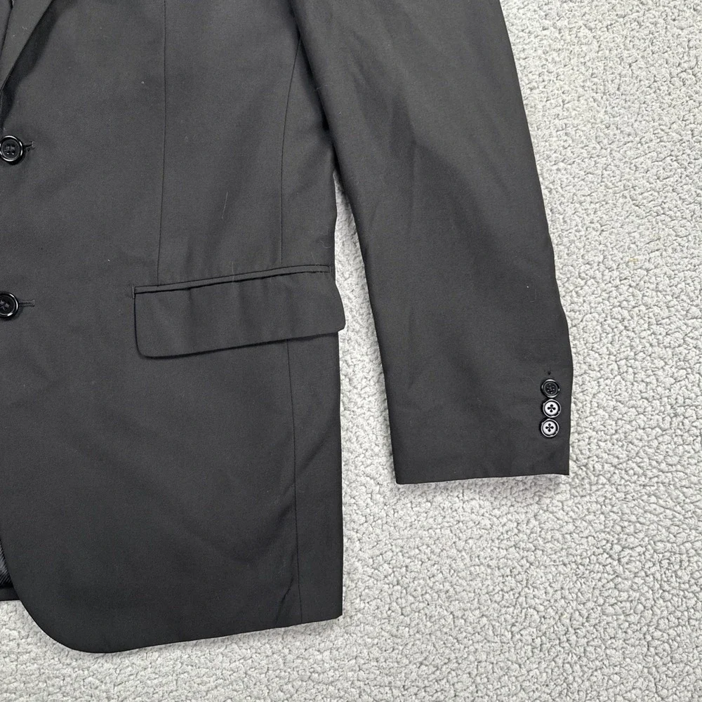 Giorgio Fiorelli Blazer Men 40R Black‎ Superlux Super Fine 150 Dual Vent Jacket
